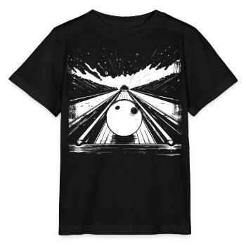 Bowling - Stanley/Stella Kinder T-Shirt MINI CREATOR  - Schwarz - Vorne - Mikhail (115cm)