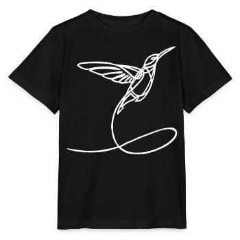 Strange White Bird - Stanley/Stella MINI CREATOR Kids’ T-Shirt - black - Front - Mikhail (115cm)