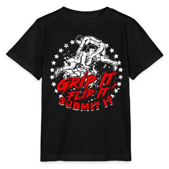 Sambo Retournez-le Soumettez-le - T-shirt bio MINI CREATOR Stanley/Stella Enfant - noir - Devant - Mikhail (115cm)