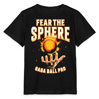 Gagaball Gaga Ball Fear The Sphere Gaga Ball Pro - Stanley/Stella MINI CREATOR Kids’ T-Shirt - black - Front - Mikhail (115cm)