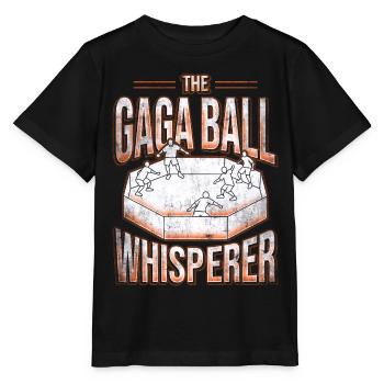 Gagaball The Gaga Ball Whisperer - Stanley/Stella MINI CREATOR Kids’ T-Shirt - black - Front - Mikhail (115cm)