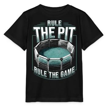 Gagaball Gaga Ball Dodgeball - Stanley/Stella MINI CREATOR Kids’ T-Shirt - black - Front - Mikhail (115cm)