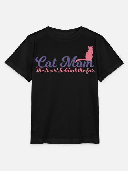 Katzen Mama - Stanley/Stella Kinder T-Shirt MINI CREATOR - Schwarz
