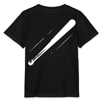 Baseballschläger Zeichnung - Stanley/Stella Kinder T-Shirt MINI CREATOR  - Schwarz - Vorne - Mikhail (115cm)