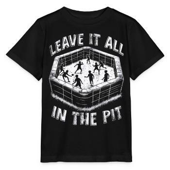 Gagaball Gaga Ball Dodgeball - Stanley/Stella MINI CREATOR Kids’ T-Shirt - black - Front - Mikhail (115cm)