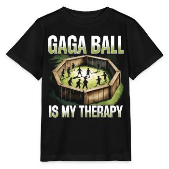 Gagaball Gaga Ball Dodgeball - Stanley/Stella MINI CREATOR Kids’ T-Shirt - black - Front - Mikhail (115cm)