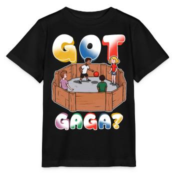 Gagaball Gaga Ball Dodgeball Got Gaga? - Stanley/Stella MINI CREATOR Kids’ T-Shirt - black - Front - Mikhail (115cm)