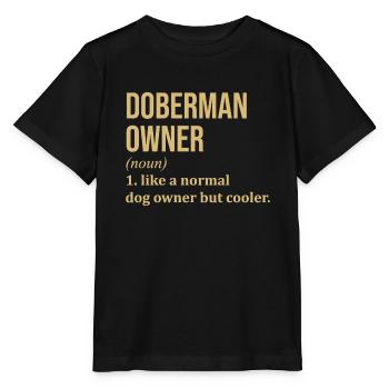 Dobermann - Stanley/Stella Kinder T-Shirt MINI CREATOR  - Schwarz - Vorne - Mikhail (115cm)