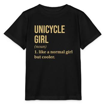Unicycle Unicycle Unicycle - Stanley/Stella MINI CREATOR Kids’ T-Shirt - black - Front - Mikhail (115cm)
