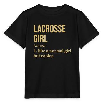 Lacrosse - T-shirt bio MINI CREATOR Stanley/Stella Enfant - noir - Devant - Mikhail (115cm)