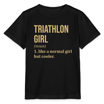 triathlon - T-shirt bio MINI CREATOR Stanley/Stella Enfant - noir - Devant - Mikhail (115cm)