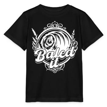 Landwirt Heu Stroh Strohballen Heuballen Baled It - Stanley/Stella Kinder T-Shirt MINI CREATOR  - Schwarz - Vorne - Mikhail (115cm)
