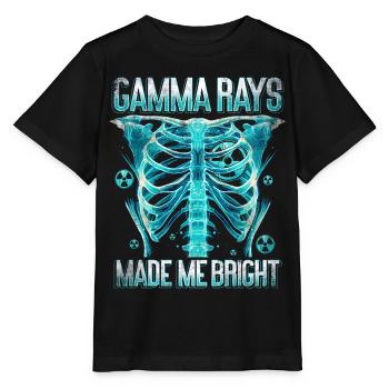 Nuklearingenieur Gamma Rays Made Me Bright - Stanley/Stella Kinder T-Shirt MINI CREATOR  - Schwarz - Vorne - Mikhail (115cm)