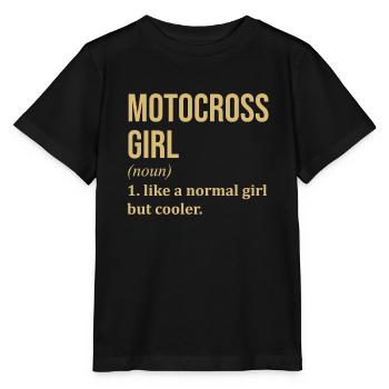 motocross - T-shirt bio MINI CREATOR Stanley/Stella Enfant - noir - Devant - Mikhail (115cm)