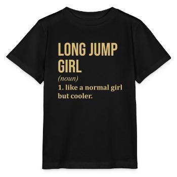 Long Jump - Stanley/Stella MINI CREATOR Kids’ T-Shirt - black - Front - Mikhail (115cm)