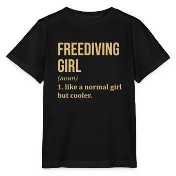 Plongée en apnée - T-shirt bio MINI CREATOR Stanley/Stella Enfant - noir - Devant - Mikhail (115cm)