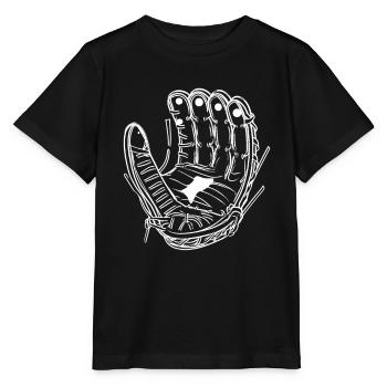 Baseball Handschuh - Stanley/Stella Kinder T-Shirt MINI CREATOR  - Schwarz - Vorne - Mikhail (115cm)