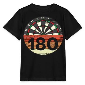 Vintage Dartboard - Stanley/Stella MINI CREATOR Kids’ T-Shirt - black - Front - Mikhail (115cm)