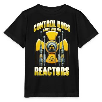 Ingénieur Nucléaire Technicien Nucléaire - T-shirt bio MINI CREATOR Stanley/Stella Enfant - noir - Devant - Mikhail (115cm)