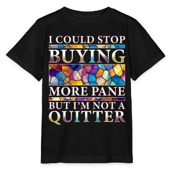 Stained Glass, Glass Artist, Glass Painter, Mosaic Glass - Stanley/Stella MINI CREATOR Kids’ T-Shirt - black - Front - Mikhail (115cm)
