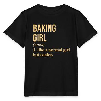 Pâtisserie Boulangerie Boulangerie - T-shirt bio MINI CREATOR Stanley/Stella Enfant - noir - Devant - Mikhail (115cm)