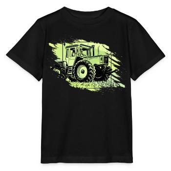 MB trac 1300 turbo - Stanley/Stella Kinder T-Shirt MINI CREATOR  - Schwarz - Vorne - Mikhail (115cm)
