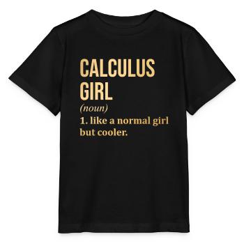 calcul - T-shirt bio MINI CREATOR Stanley/Stella Enfant - noir - Devant - Mikhail (115cm)