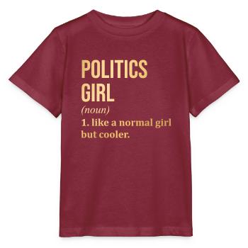 Politik - Stanley/Stella Kinder T-Shirt MINI CREATOR  - Burgunderrot - Vorne - Kain (125cm)