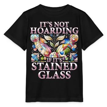 Stained Glass, Glass Artist, Glass Painter - Stanley/Stella MINI CREATOR Kids’ T-Shirt - black - Front - Mikhail (115cm)