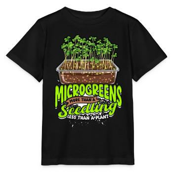 Micro-pousses Micro-pousses - T-shirt bio MINI CREATOR Stanley/Stella Enfant - noir - Devant - Mikhail (115cm)