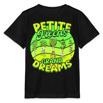 Micro-pousses Micro-pousses - T-shirt bio MINI CREATOR Stanley/Stella Enfant - noir - Devant - Mikhail (115cm)