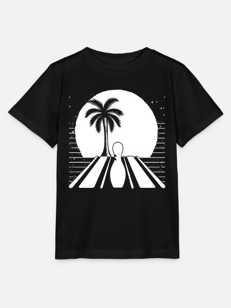 Bowling Grafik - Stanley/Stella Kinder T-Shirt MINI CREATOR - Schwarz