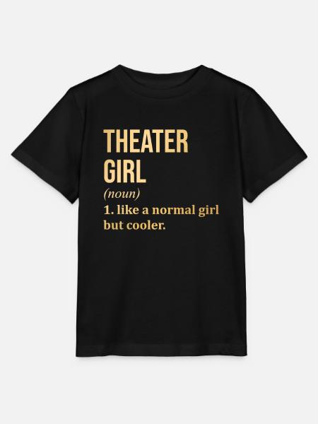 Theater Theater Theater - Stanley/Stella Kinder-T-shirt MINI CREATOR - zwart