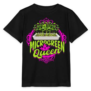 Microgreens Microgreen Queen - Stanley/Stella MINI CREATOR Kids’ T-Shirt - black - Front - Mikhail (115cm)