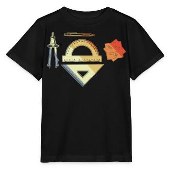 Look Vintage d’architecte - T-shirt bio MINI CREATOR Stanley/Stella Enfant - noir - Devant - Mikhail (115cm)