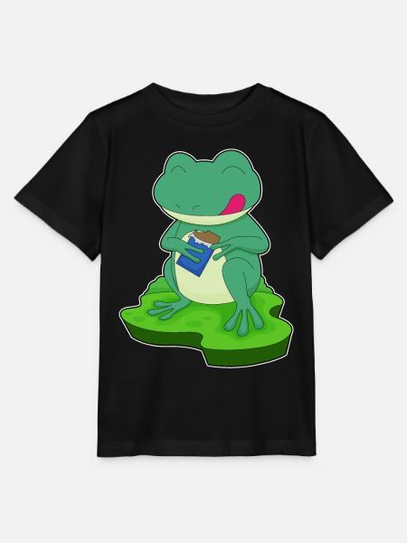 Frosch Schokoriegel - Stanley/Stella Kinder T-Shirt MINI CREATOR - Schwarz