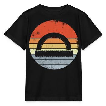 Vintage Ruler - Stanley/Stella MINI CREATOR Kids’ T-Shirt - black - Front - Mikhail (115cm)