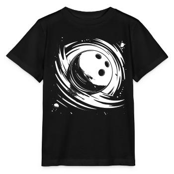 Bowling - Stanley/Stella Kinder T-Shirt MINI CREATOR  - Schwarz - Vorne - Mikhail (115cm)