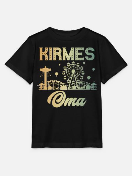 Kirmes Oma Jahrmarkt Rummel Volksfest - Stanley/Stella Kinder T-Shirt MINI CREATOR - Schwarz