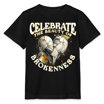 Les Kintsugi célèbrent la beauté de la rupture - T-shirt bio MINI CREATOR Stanley/Stella Enfant - noir - Devant - Mikhail (115cm)