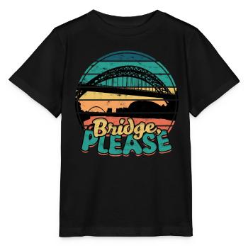 Pont Ingénieur Pont S’il vous plaît - T-shirt bio MINI CREATOR Stanley/Stella Enfant - noir - Devant - Mikhail (115cm)