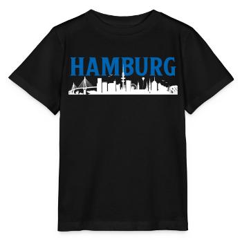 Hambourg Ville hanséatique Allemagne du Nord Bas-allemand - T-shirt bio MINI CREATOR Stanley/Stella Enfant - noir - Devant - Mikhail (115cm)