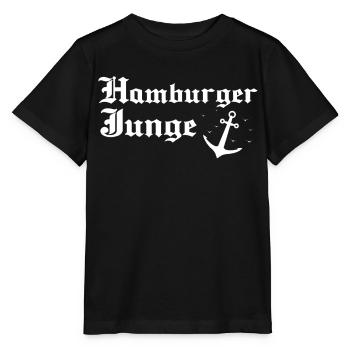 Hambourg Ville hanséatique Allemagne du Nord Bas-allemand - T-shirt bio MINI CREATOR Stanley/Stella Enfant - noir - Devant - Mikhail (115cm)