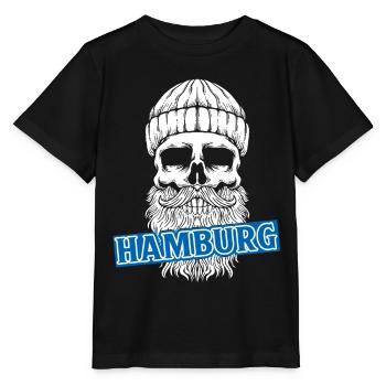 Hambourg Ville hanséatique Allemagne du Nord Bas-allemand - T-shirt bio MINI CREATOR Stanley/Stella Enfant - noir - Devant - Mikhail (115cm)