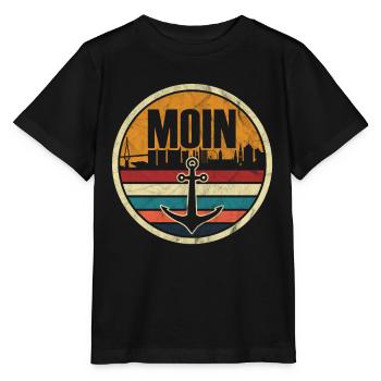 Hambourg Ville hanséatique Allemagne du Nord Bas-allemand - T-shirt bio MINI CREATOR Stanley/Stella Enfant - noir - Devant - Mikhail (115cm)