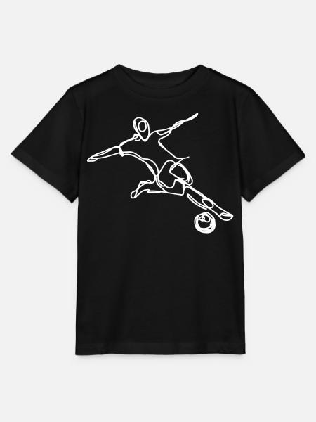 Fußballspieler - Stanley/Stella Kinder T-Shirt MINI CREATOR - Schwarz