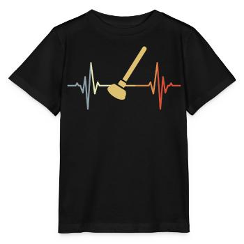 Retro Suction Cup Pulse Rate - Stanley/Stella MINI CREATOR Kids’ T-Shirt - black - Front - Mikhail (115cm)