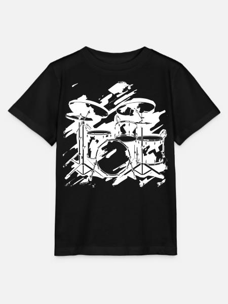 Percussion - T-shirt bio MINI CREATOR Stanley/Stella Enfant - noir