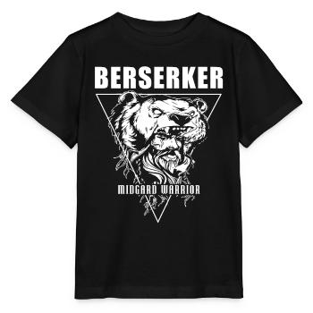 Wikinger Tshirt Viking Valhalla Walhalla Gott Odin - Stanley/Stella Kinder T-Shirt MINI CREATOR  - Schwarz - Vorne - Mikhail (115cm)