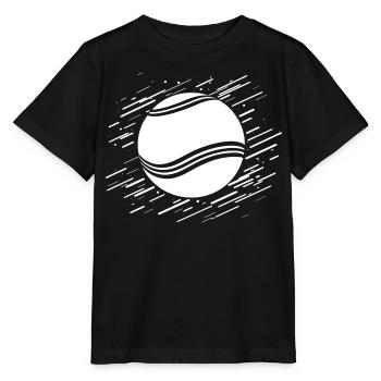Tennisball - Stanley/Stella Kinder T-Shirt MINI CREATOR  - Schwarz - Vorne - Mikhail (115cm)